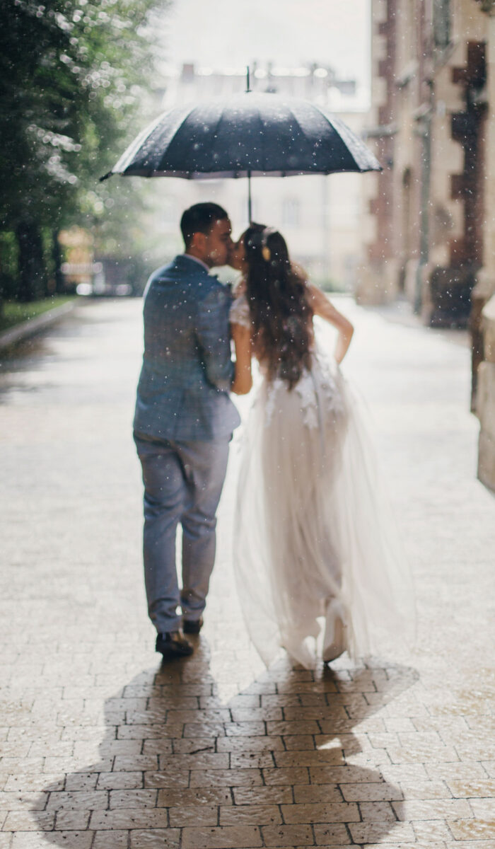 Regen am Hochzeitstag